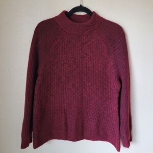 Talbots Wool Blend Mock Neck Sweater XL Petite